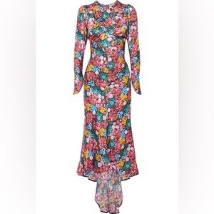 THE ATTICO Long Floral Dress sz 36